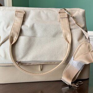 NWT Convertible Weekender in Beige SOLD OUT